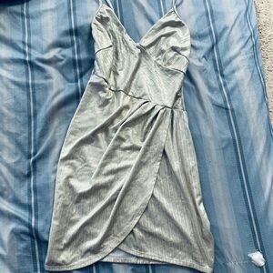 Metallic gold party dress